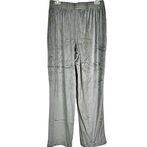 NWT Skims RARE Velour Lounge Sleep Straight Leg Track Pant in Gunmetal Women’s M - Picture 2 of 8
